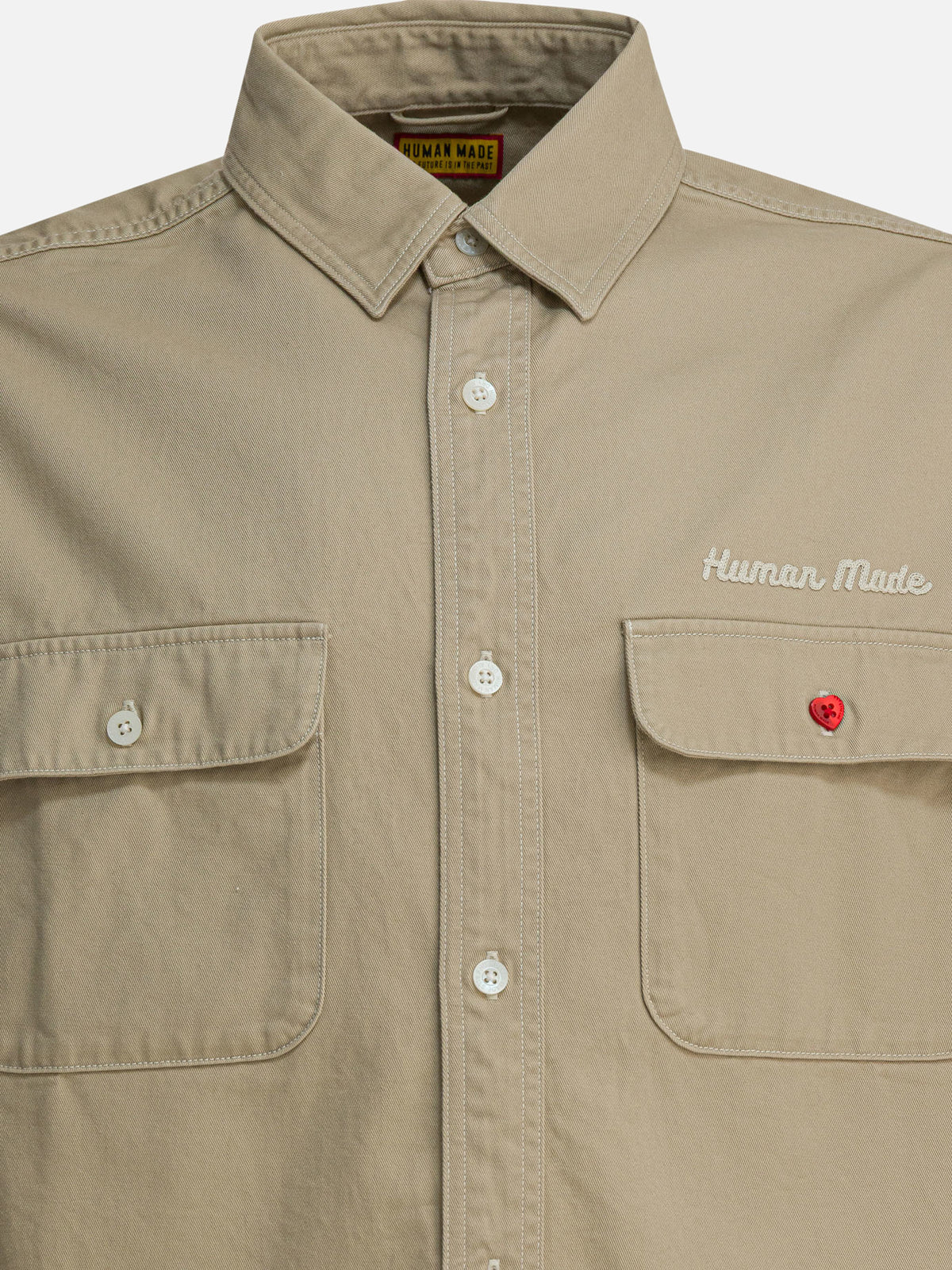 Human Made Overshirt jacket with print Beige - VIETTI