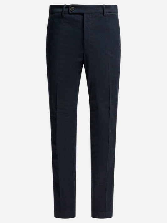 Pantaloni sartoriali Solid colour  Blu - Incotex Uomo | PDP | VIETTI Online Store 
