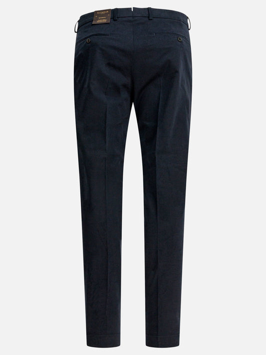 Pantaloni sartoriali Solid colour  Blu - Incotex Uomo | PDP | VIETTI Online Store | 2
