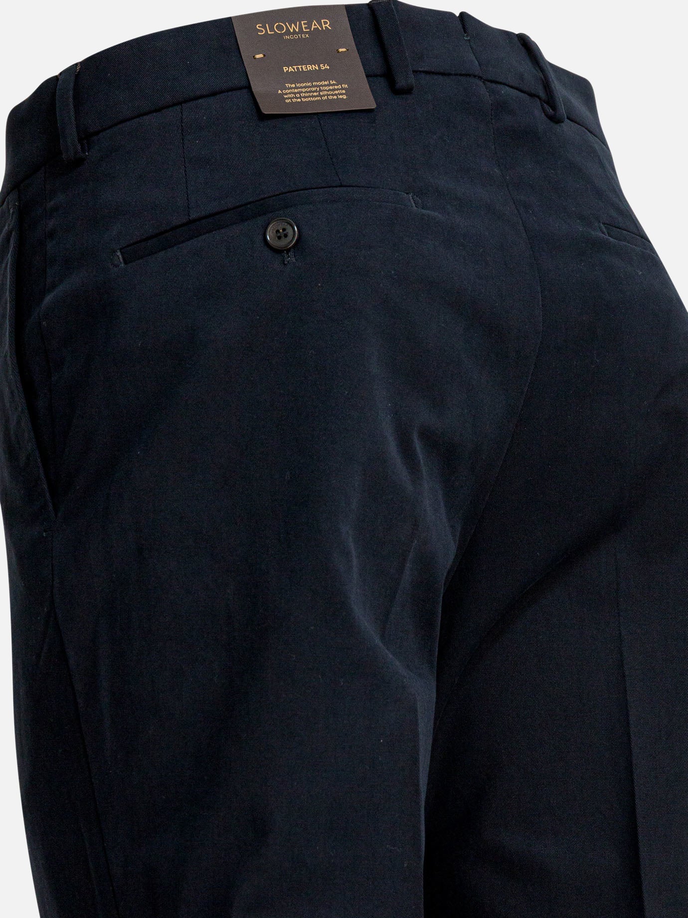 Pantaloni sartoriali Solid colour  Blu - Incotex Uomo | PDP | VIETTI Online Store | thumbnail_4