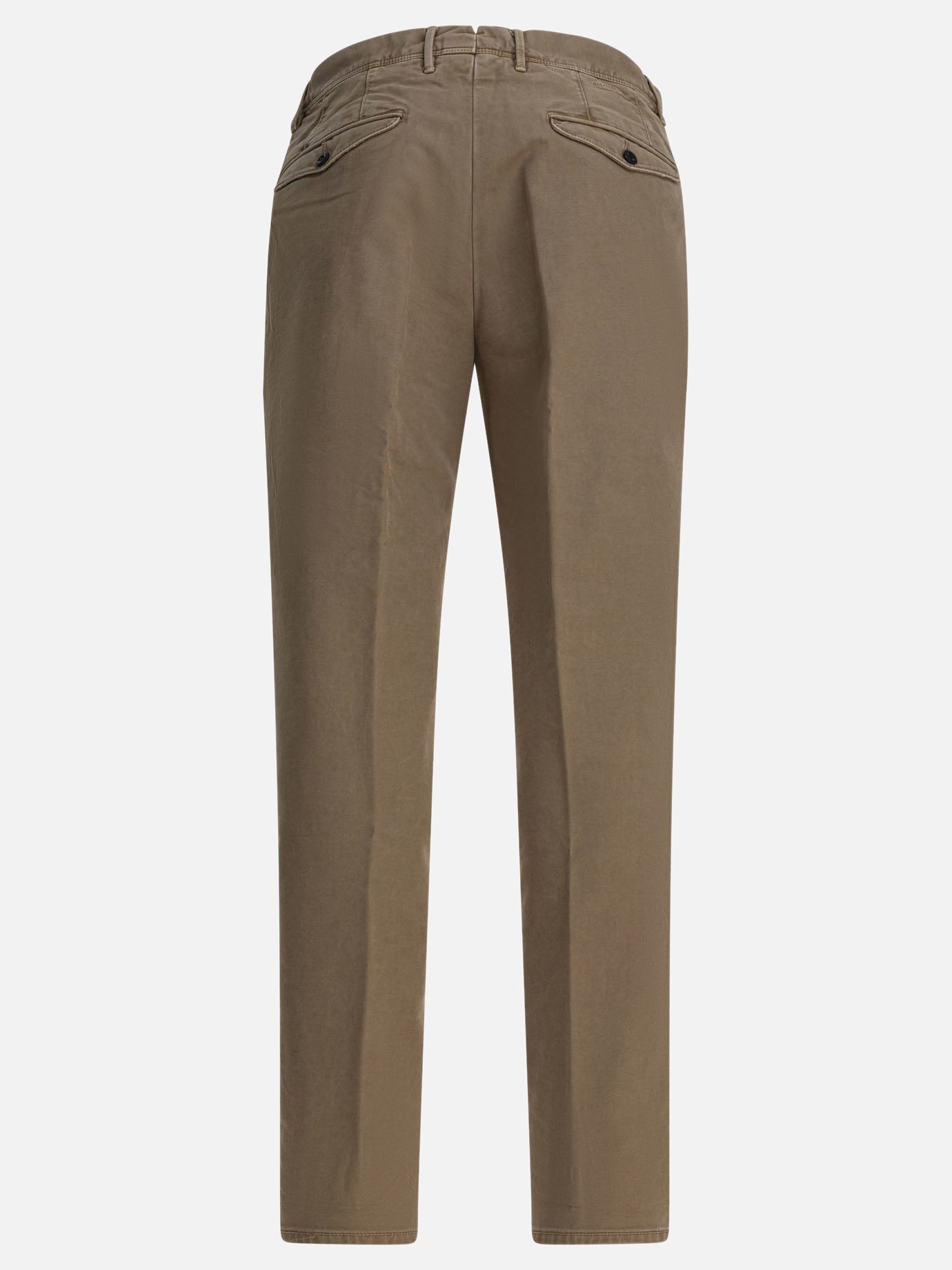 Pantaloni casual Solid colour  Beige - Incotex Slacks Uomo | PDP | VIETTI Online Store | thumbnail_2