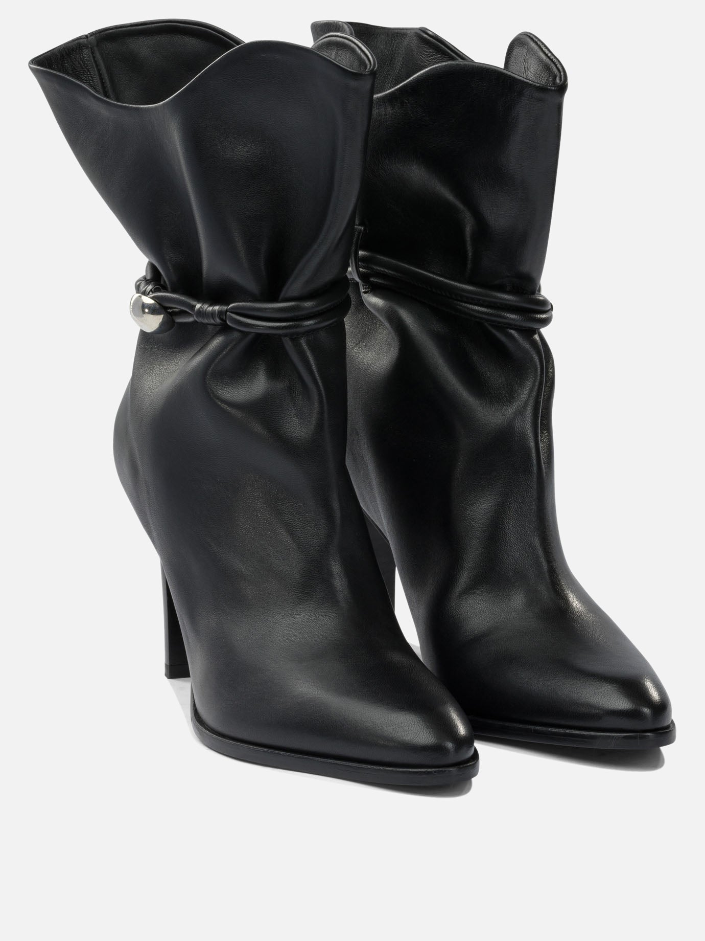Stivaletti pull-on 100% lamb leather - 100% leather  Nero - Isabel Marant Donna | PDP | VIETTI Online Store | Zoom-Modal_2
