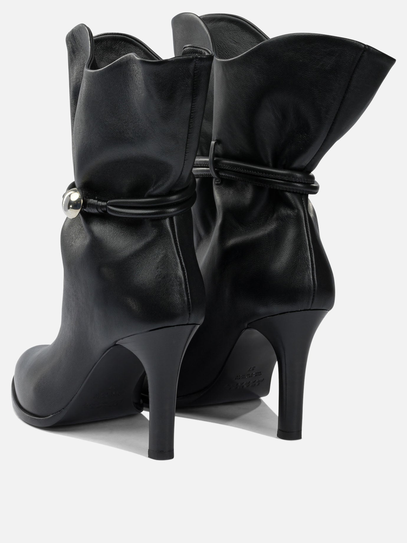 Stivaletti pull-on 100% lamb leather - 100% leather  Nero - Isabel Marant Donna | PDP | VIETTI Online Store | thumbnail_4