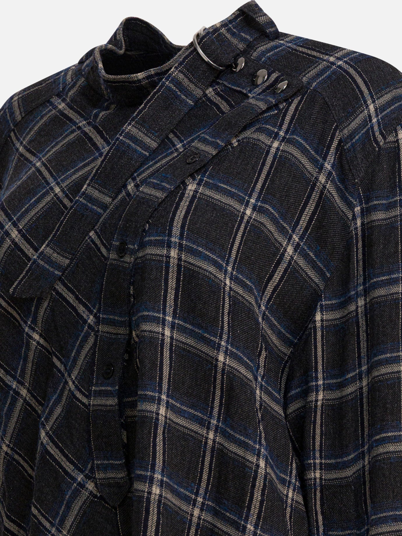 Bluse Check  Blu - Isabel Marant Donna | PDP | VIETTI Online Store | thumbnail_3
