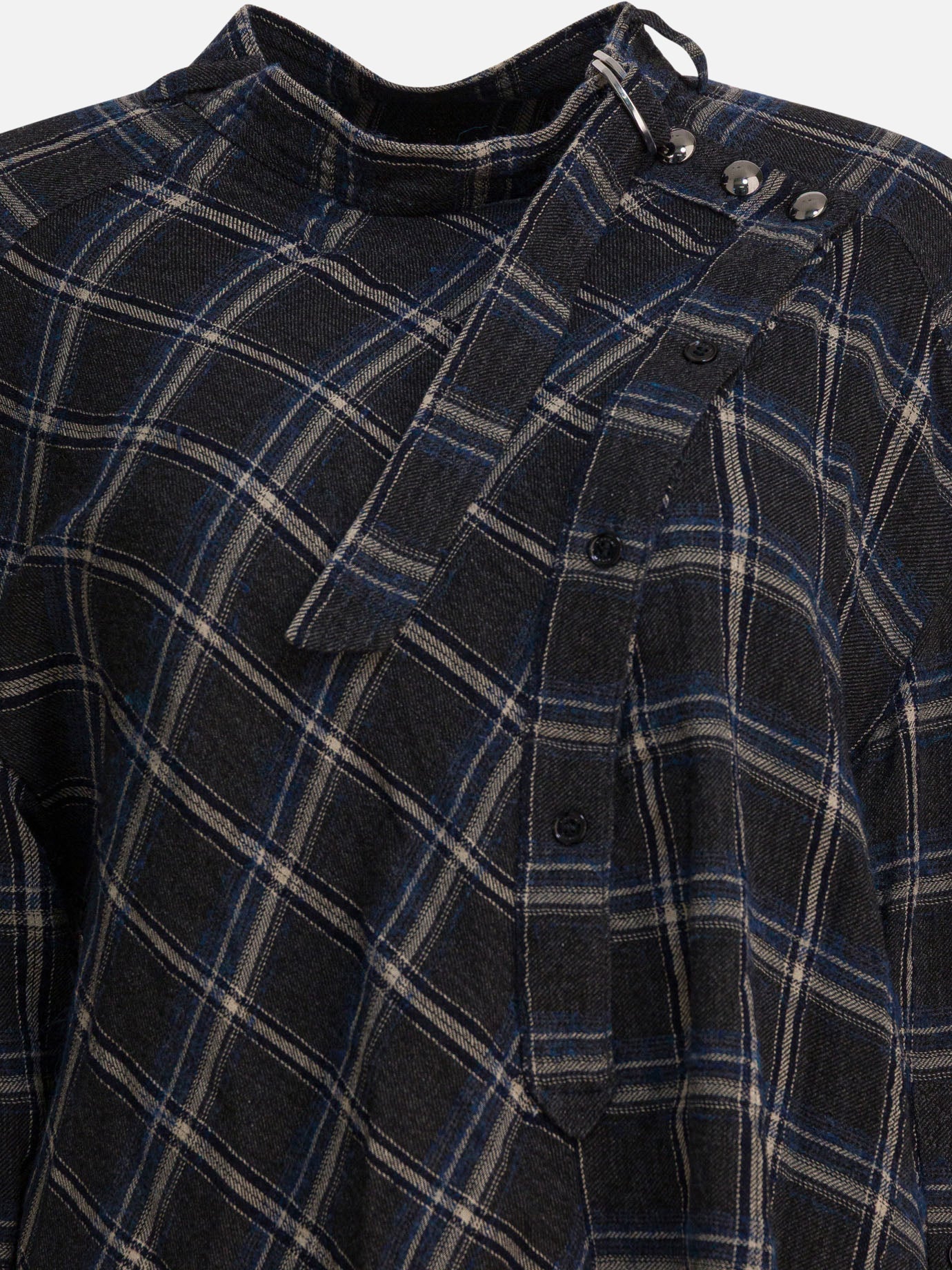 Bluse Check  Blu - Isabel Marant Donna | PDP | VIETTI Online Store | thumbnail_4