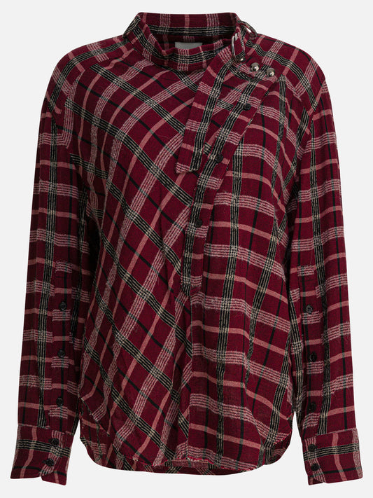 Bluse Check  Rosso - Isabel Marant Donna | PDP | VIETTI Online Store 
