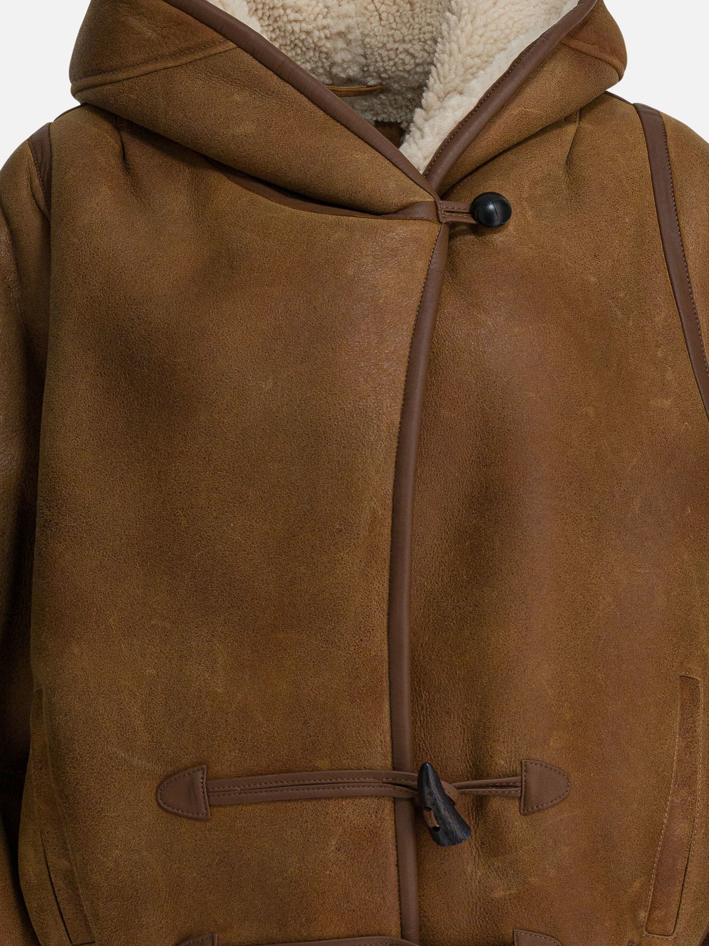 Giacche shearling Solid colour  Marrone - Isabel Marant Donna | PDP | VIETTI Online Store | Zoom-Modal_3
