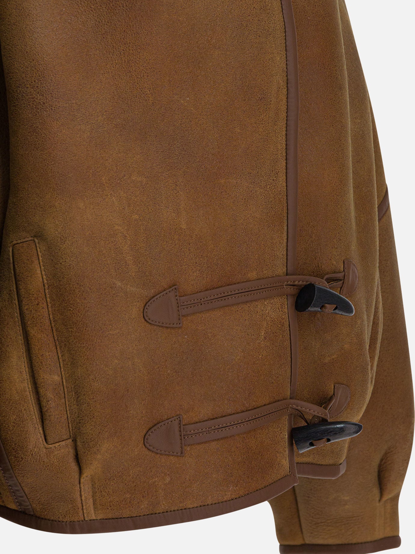 Giacche shearling Solid colour  Marrone - Isabel Marant Donna | PDP | VIETTI Online Store | Zoom-Modal_4
