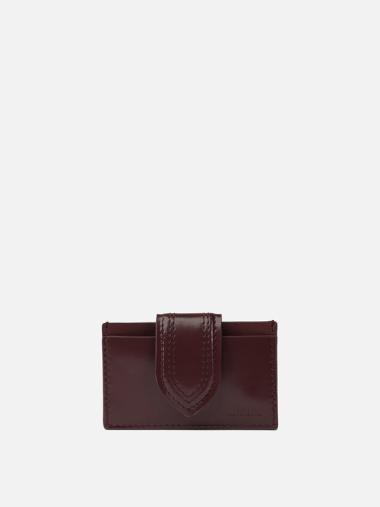 Portacarte 100% leather  Bordeaux - Jacquemus Donna | PLP | VIETTI Online Store 
