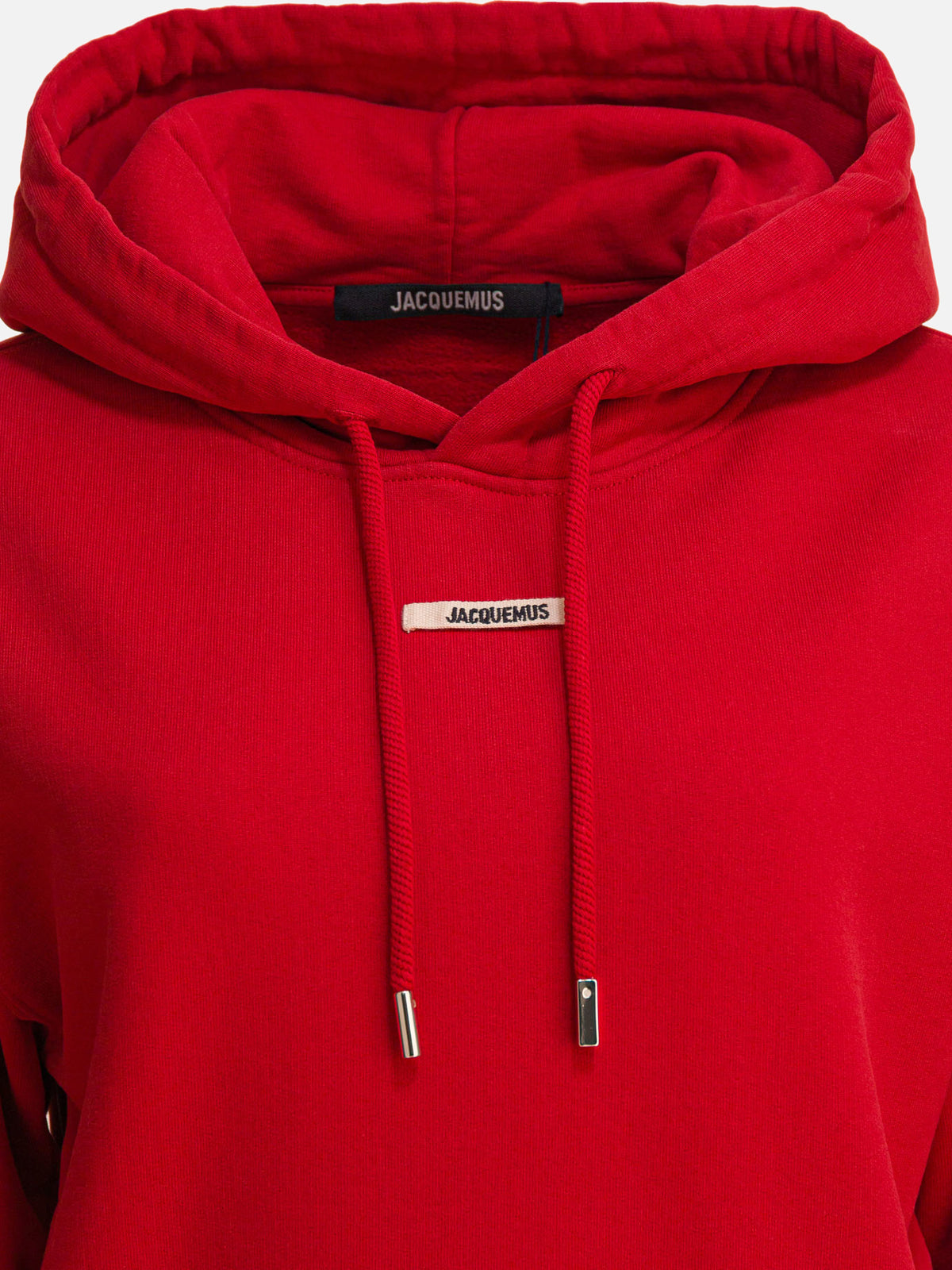 Jacquemus "Gros Grain" Hoodie Red - VIETTI