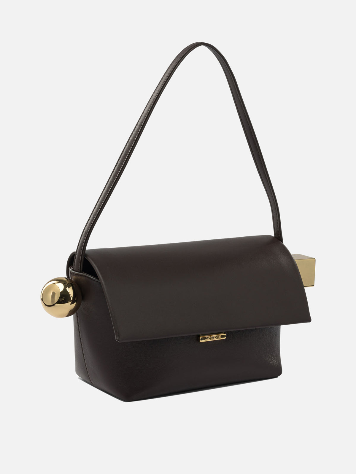 Jacquemus "Rond Carré" shoulder bag Brown - VIETTI