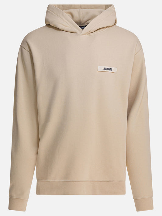 Jacquemus "Gros Grain" Hoodie 12239370_S Beige 1