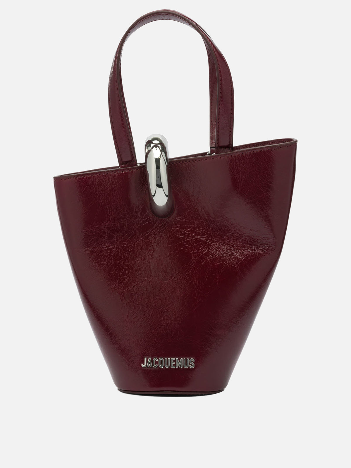 Jacquemus "Le Petite Bambola" Handbag Bordeaux