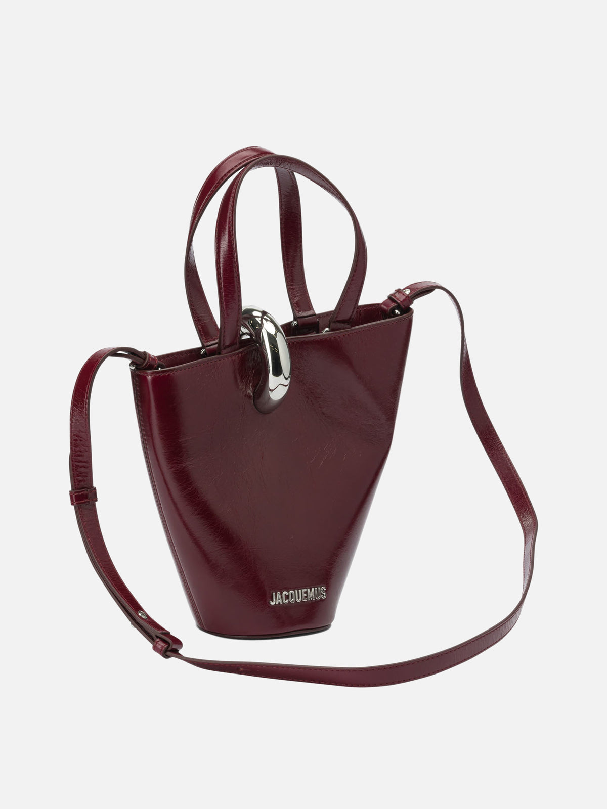 Jacquemus "Le Petite Bambola" Handbag Bordeaux - VIETTI