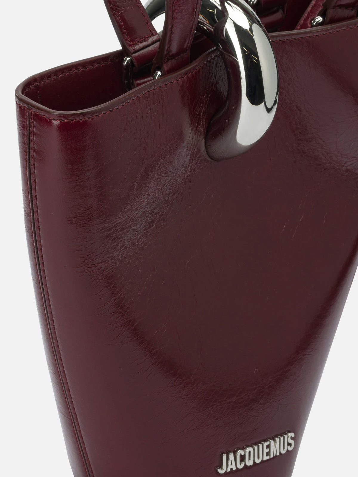 Jacquemus "Le Petite Bambola" Handbag Bordeaux - VIETTI