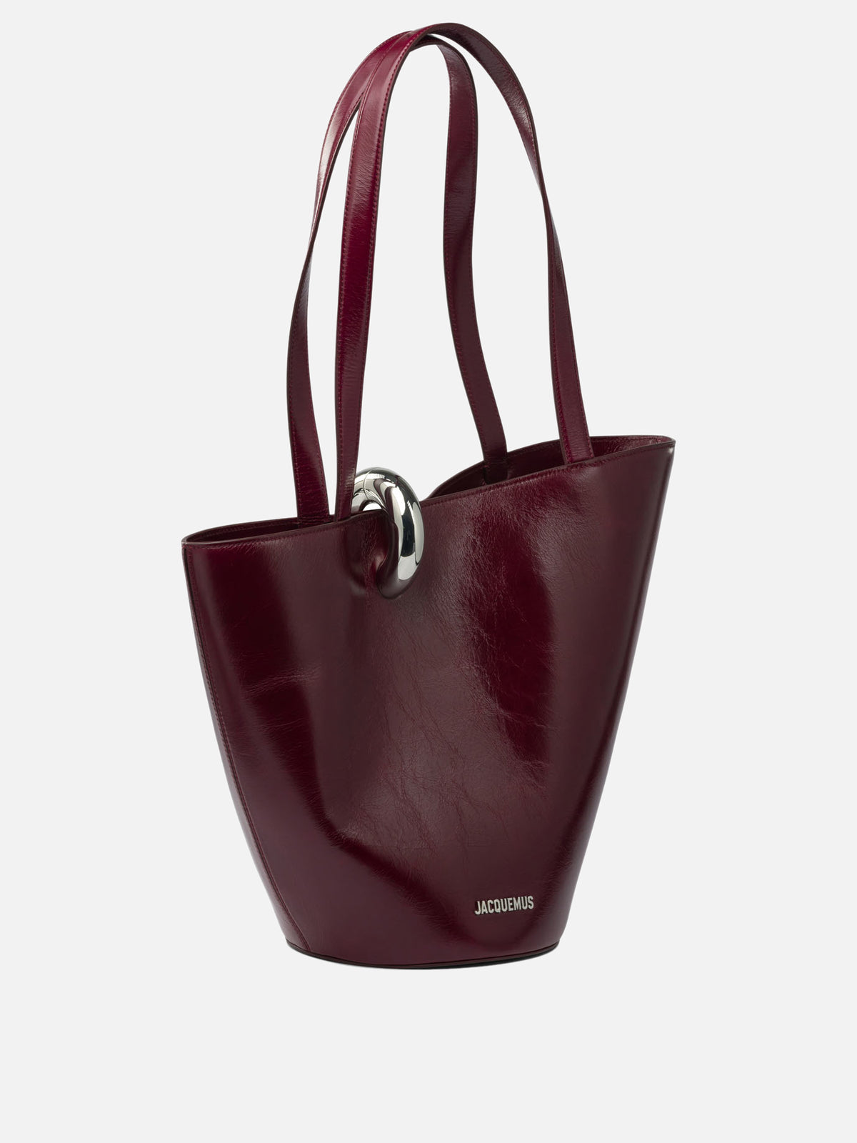 Jacquemus "Bambola" Bucket bag Bordeaux - VIETTI