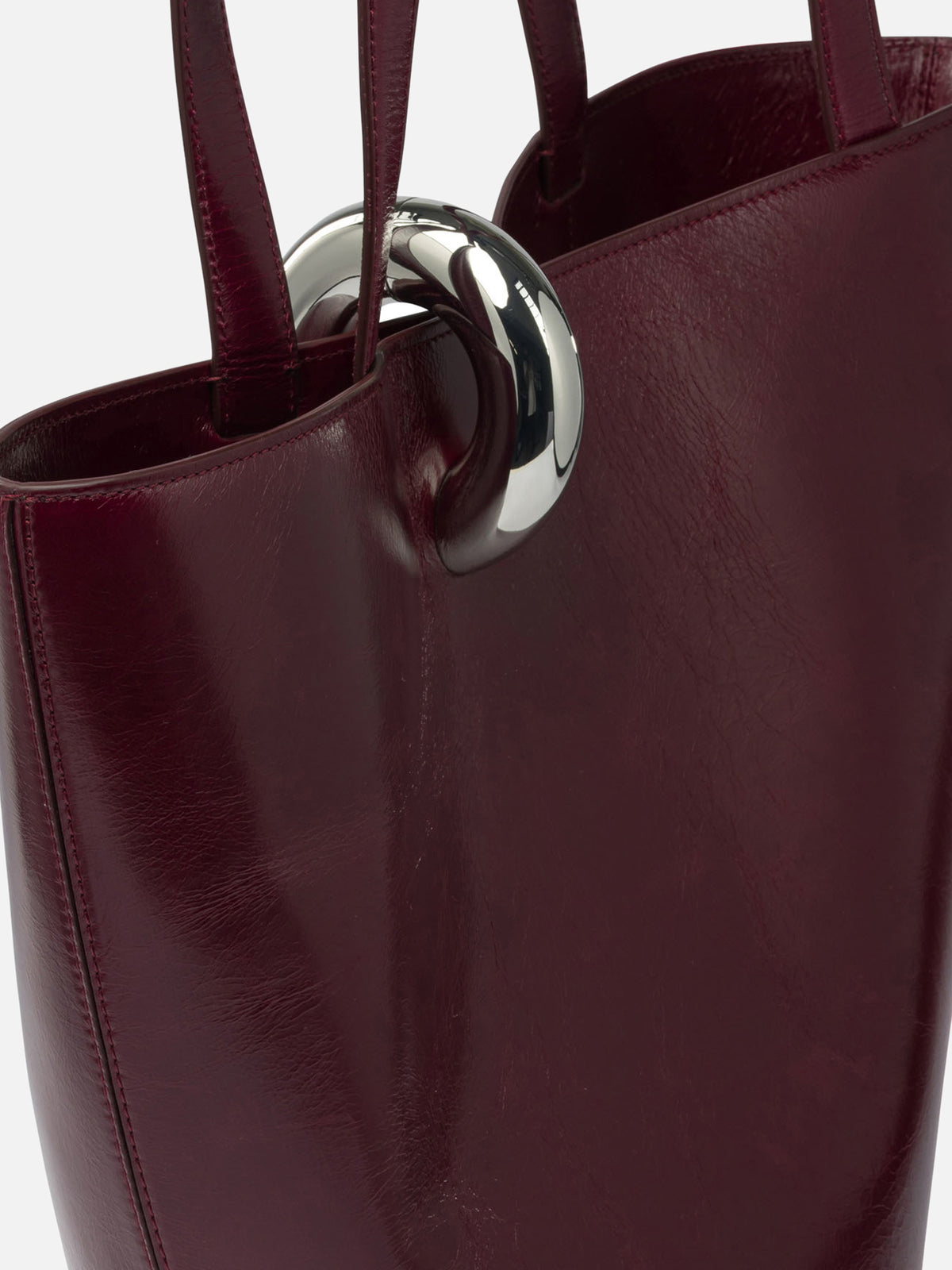 Jacquemus "Bambola" Bucket bag - Bordeaux