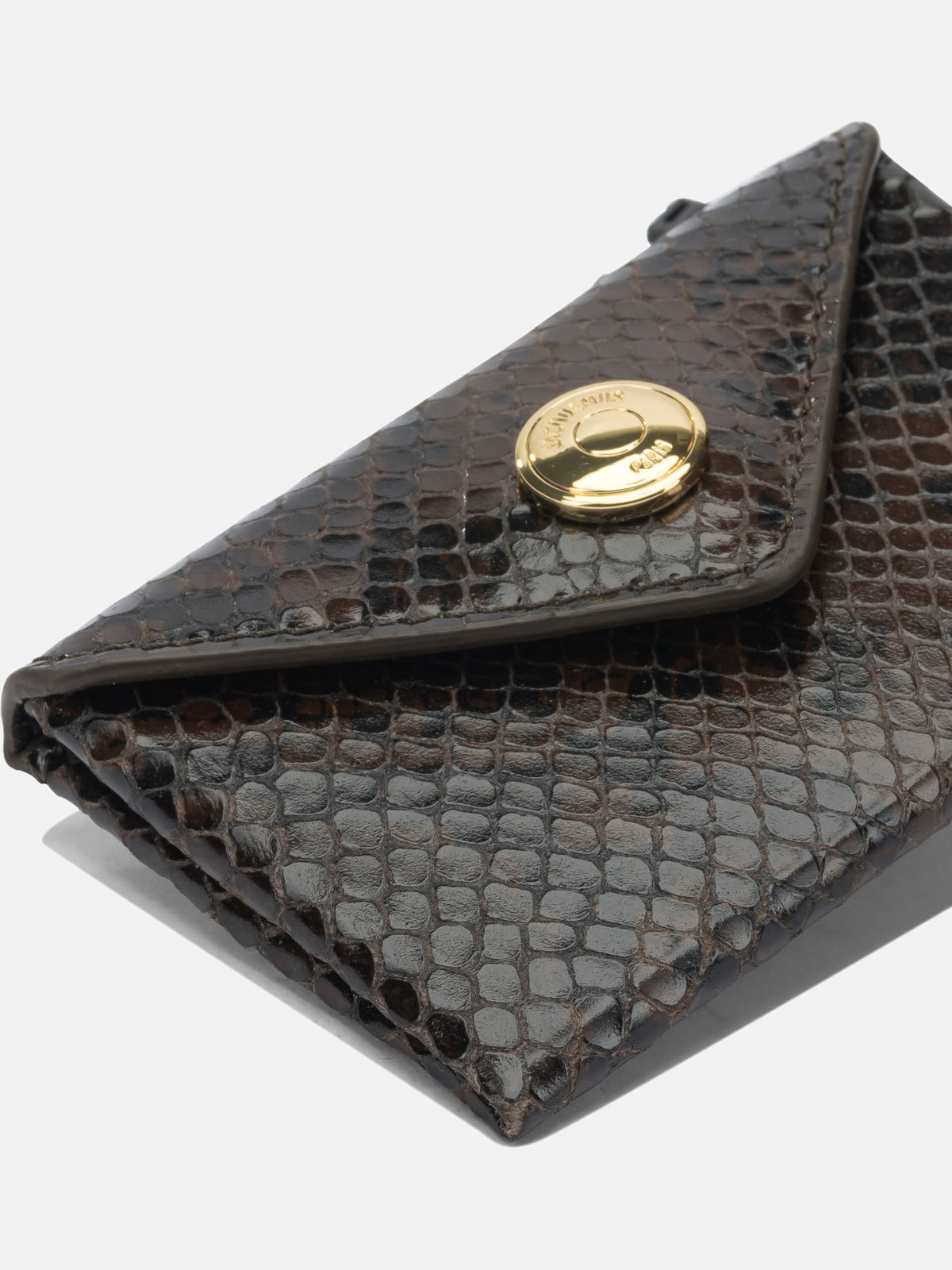 Jacquemus "Enveloppe" Card holder Brown - VIETTI