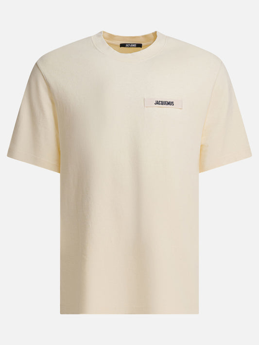 Jacquemus "Gros Grain" T-shirt 12565653_S Beige 1