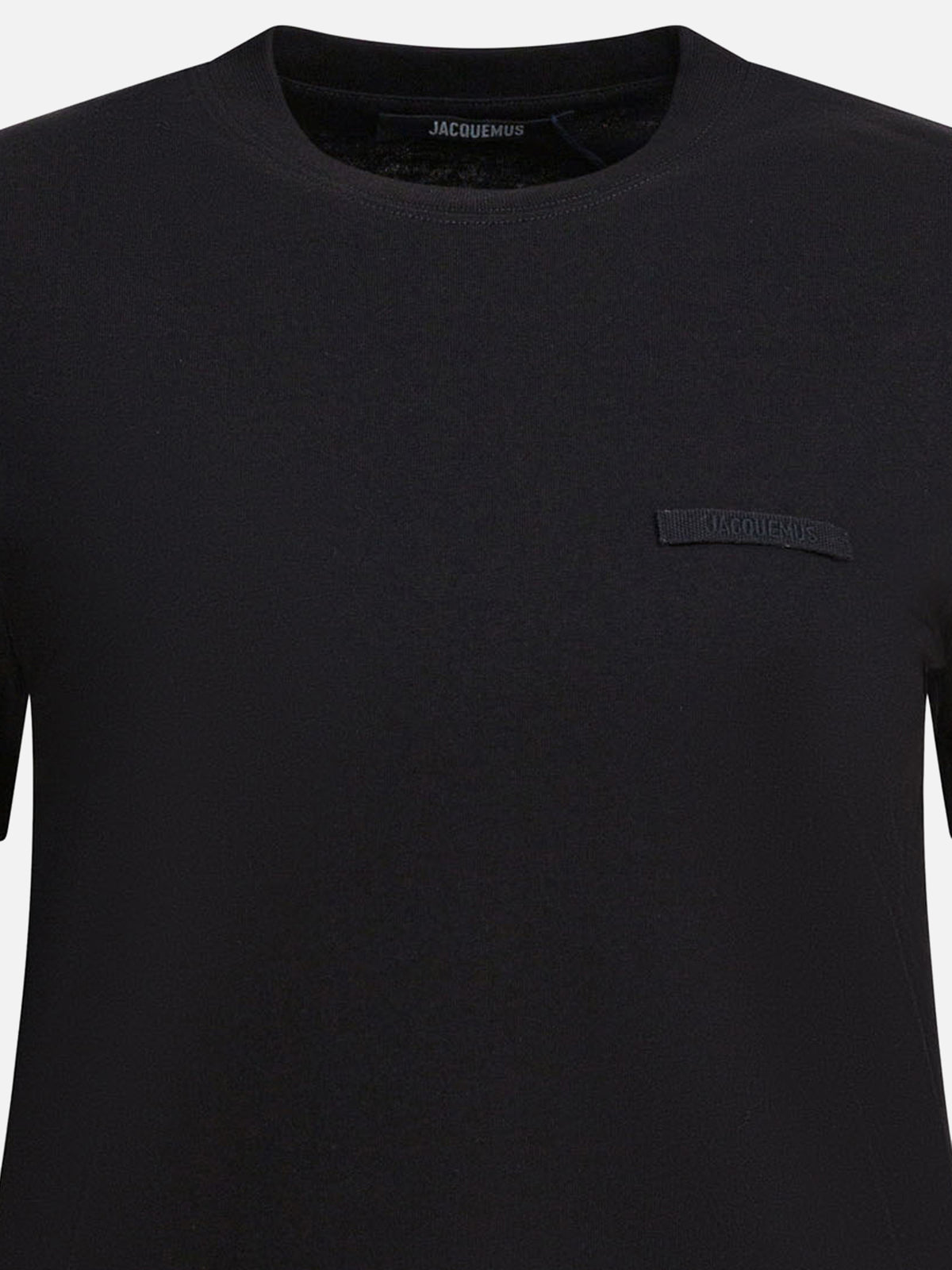 Jacquemus "Gros Grain" short-sleeved T-shirt Black