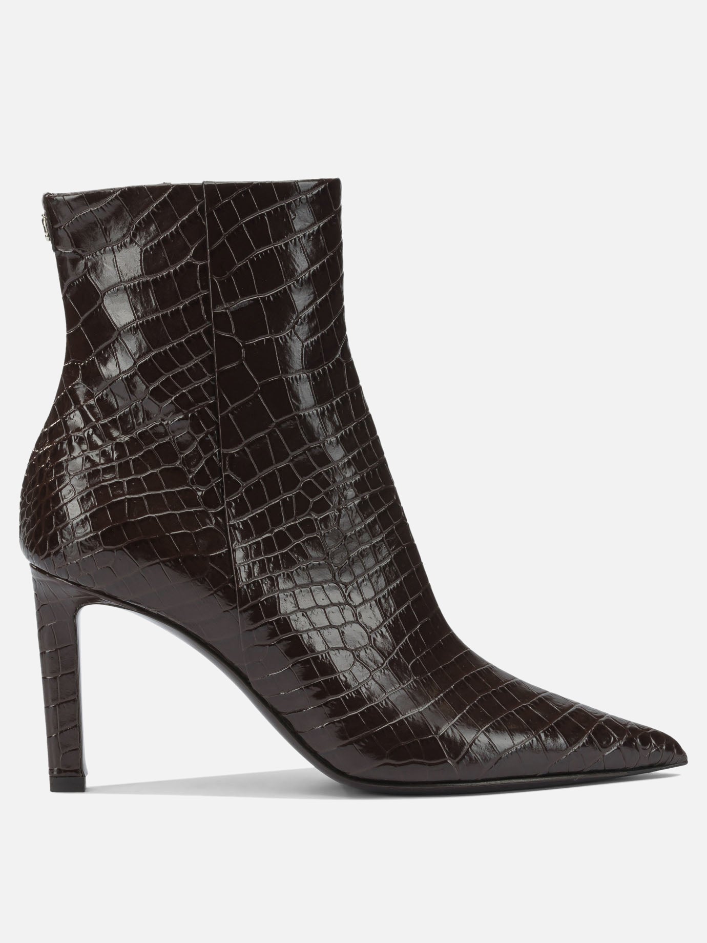 Stivaletti con zip 100% calf - 50% calf 50% rubber  Marrone - Jimmy Choo Donna | PDP | VIETTI Online Store | thumbnail