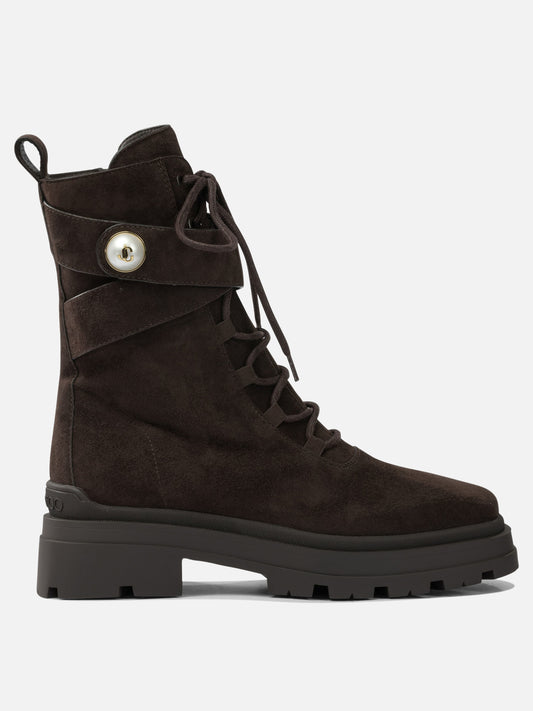 Anfibi 90% goat 10% lamb - 100% rubber  Marrone - Jimmy Choo Donna | PLP | VIETTI Online Store 
