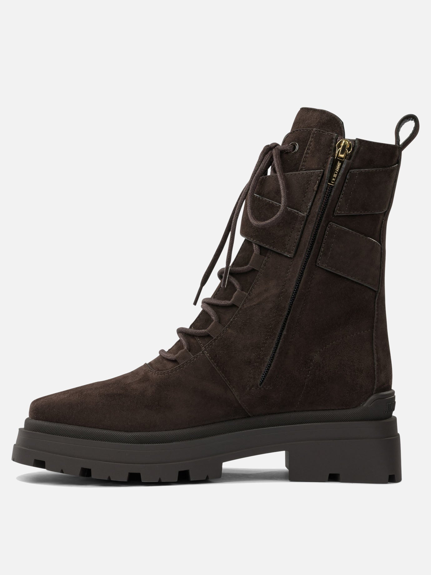 Anfibi 90% goat 10% lamb - 100% rubber  Marrone - Jimmy Choo Donna | PDP | VIETTI Online Store | thumbnail_3