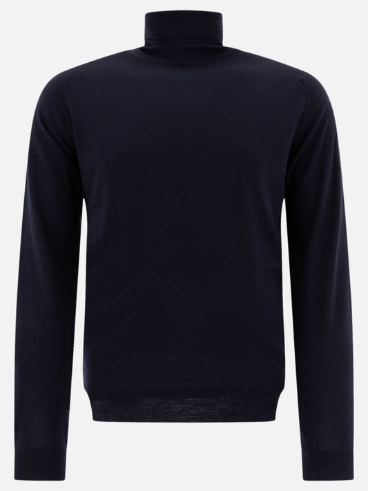 Maglioni dolcevita Solid colour  Blu - John Smedley Uomo | PLP | VIETTI Online Store 
