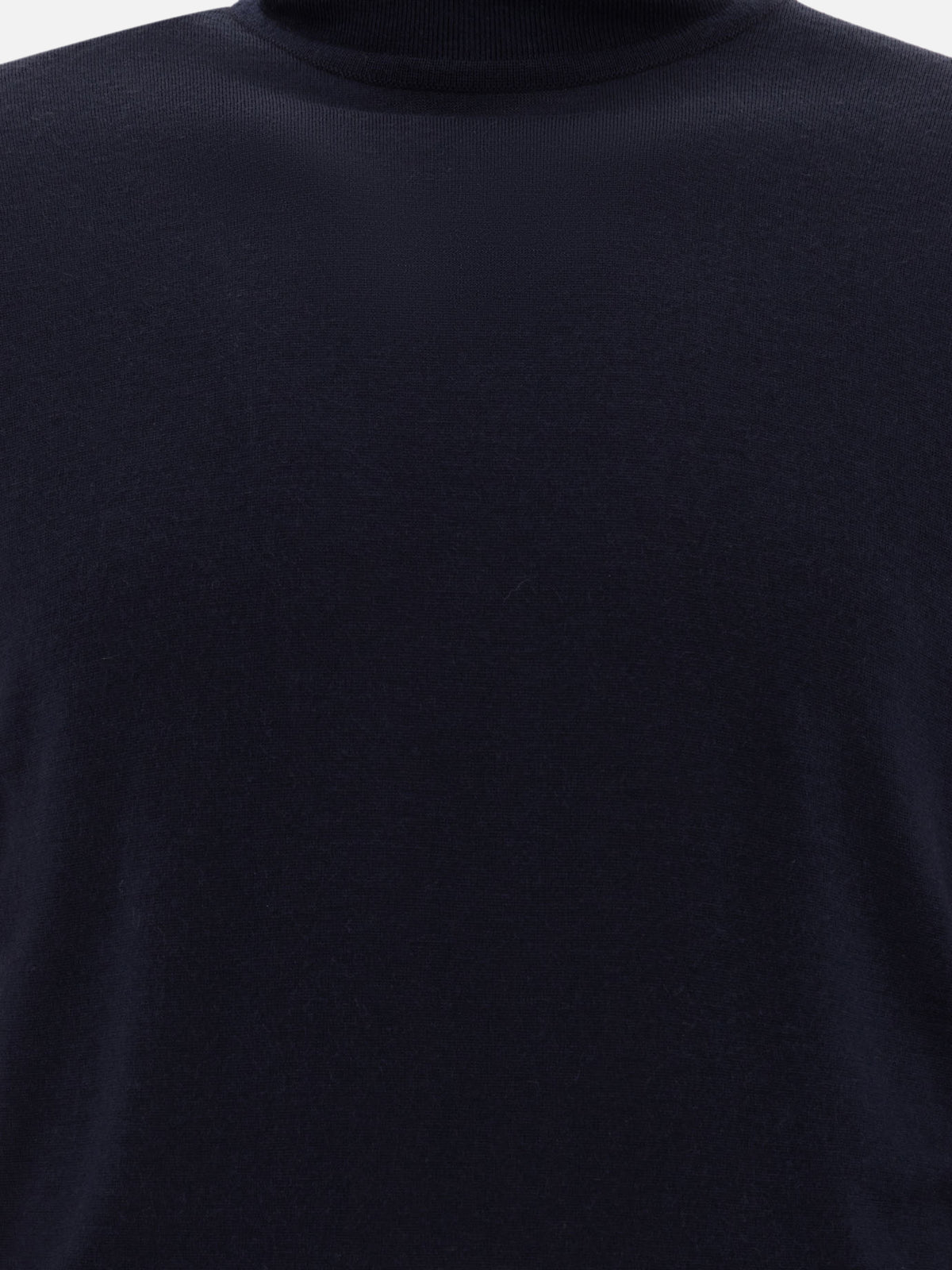 John Smedley Merino wool "Cherwell" turtleneck sweater Blue - VIETTI
