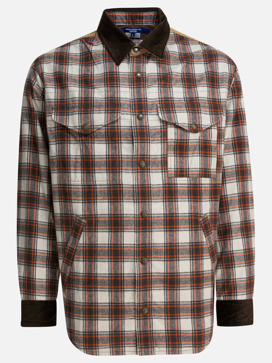 Giacche overshirt Check  Marrone - Junya Watanabe MAN Uomo | VIETTI Online Store 
