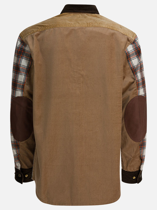 Giacche overshirt Check  Marrone - Junya Watanabe MAN Uomo | VIETTI Online Store | 2
