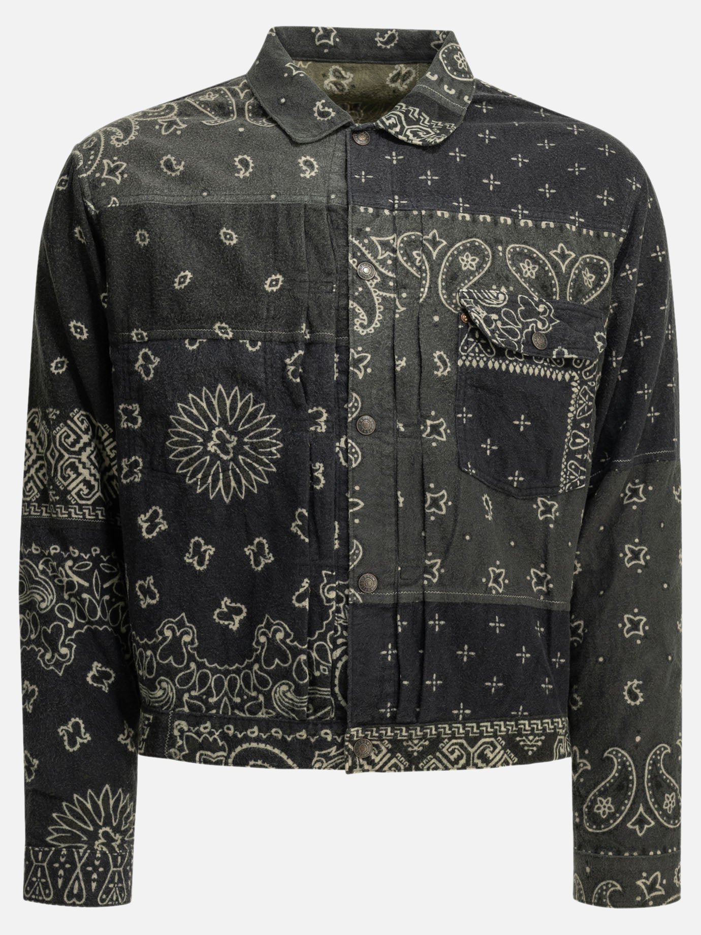 Overshirt jackets Graphics  Black - KAPITAL Men | PDP | VIETTI Online Store | thumbnail