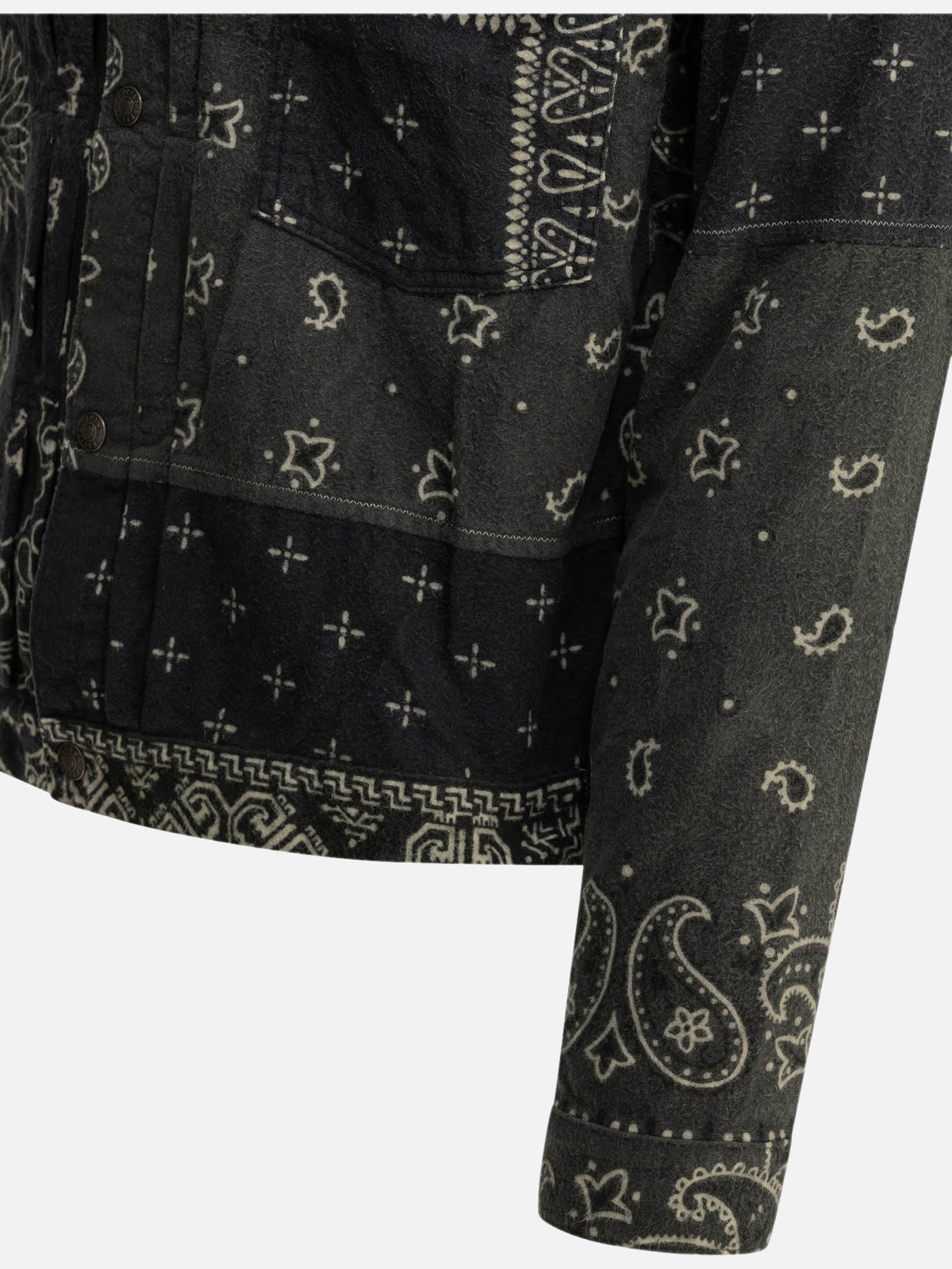 Overshirt jackets Graphics  Black - KAPITAL Men | PDP | VIETTI Online Store | thumbnail_5