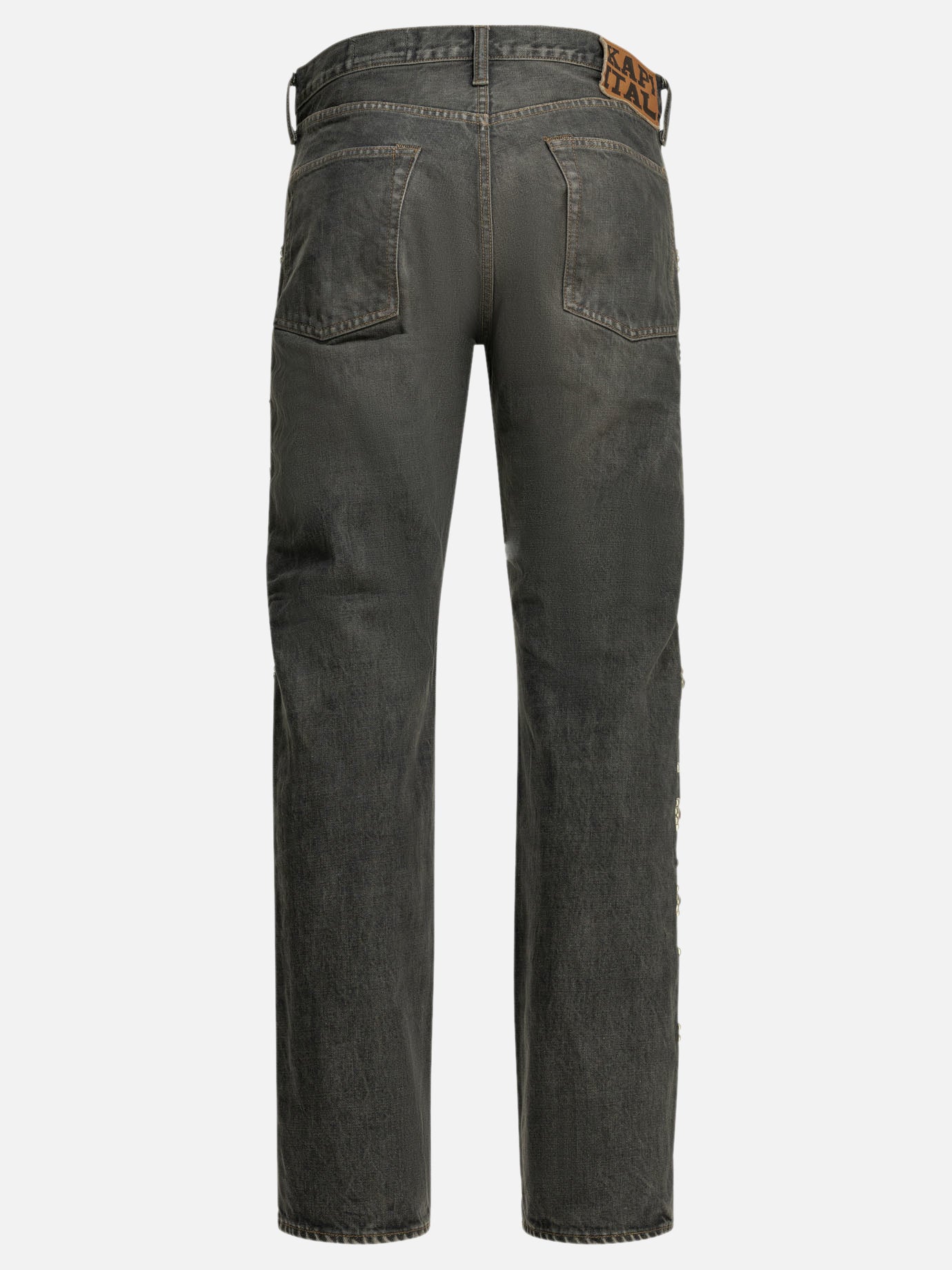Straight-leg jeans Solid colour  Black - KAPITAL Men | PDP | VIETTI Online Store | Zoom-Modal_2

