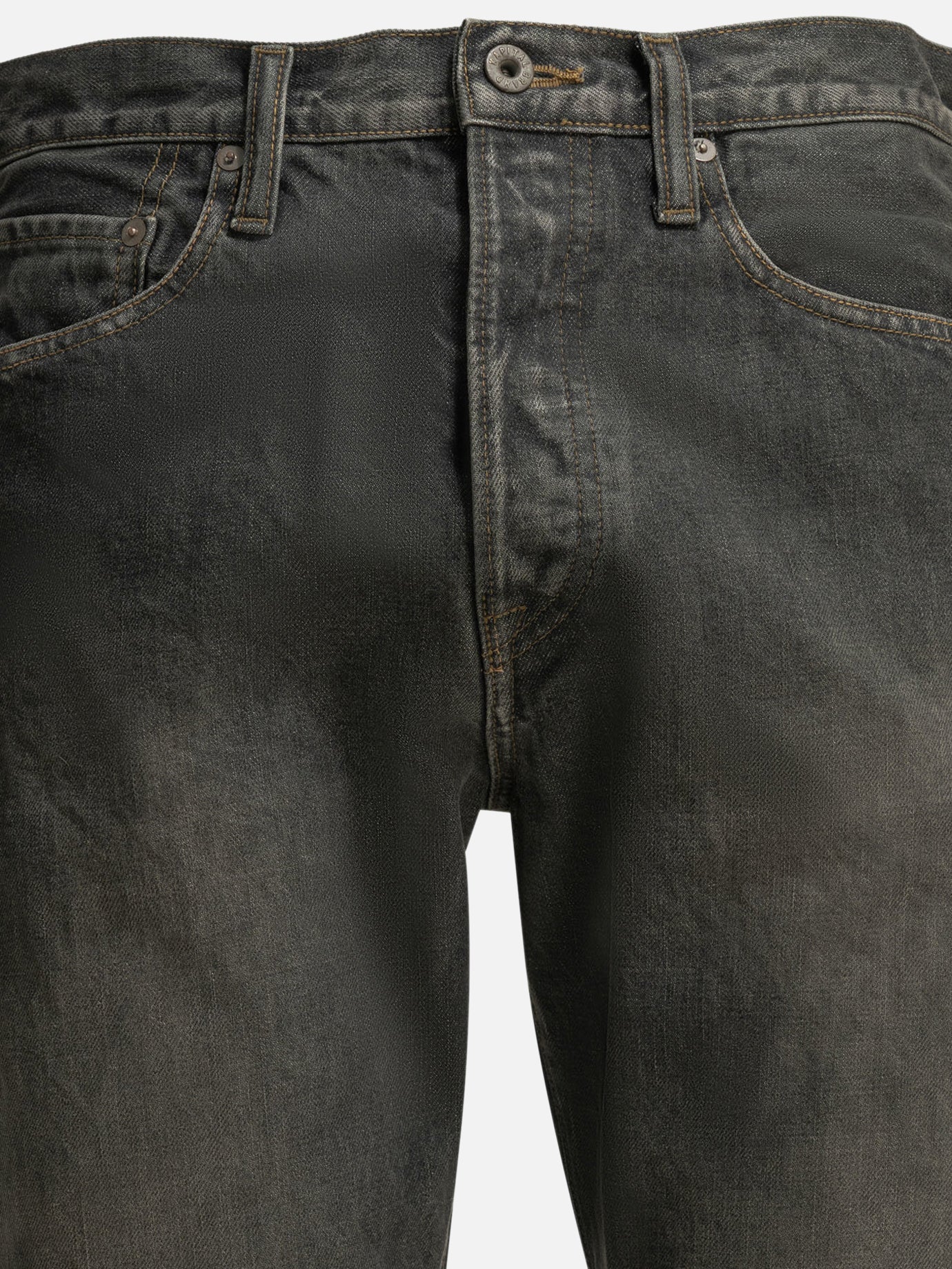Straight-leg jeans Solid colour  Black - KAPITAL Men | PDP | VIETTI Online Store | thumbnail_3