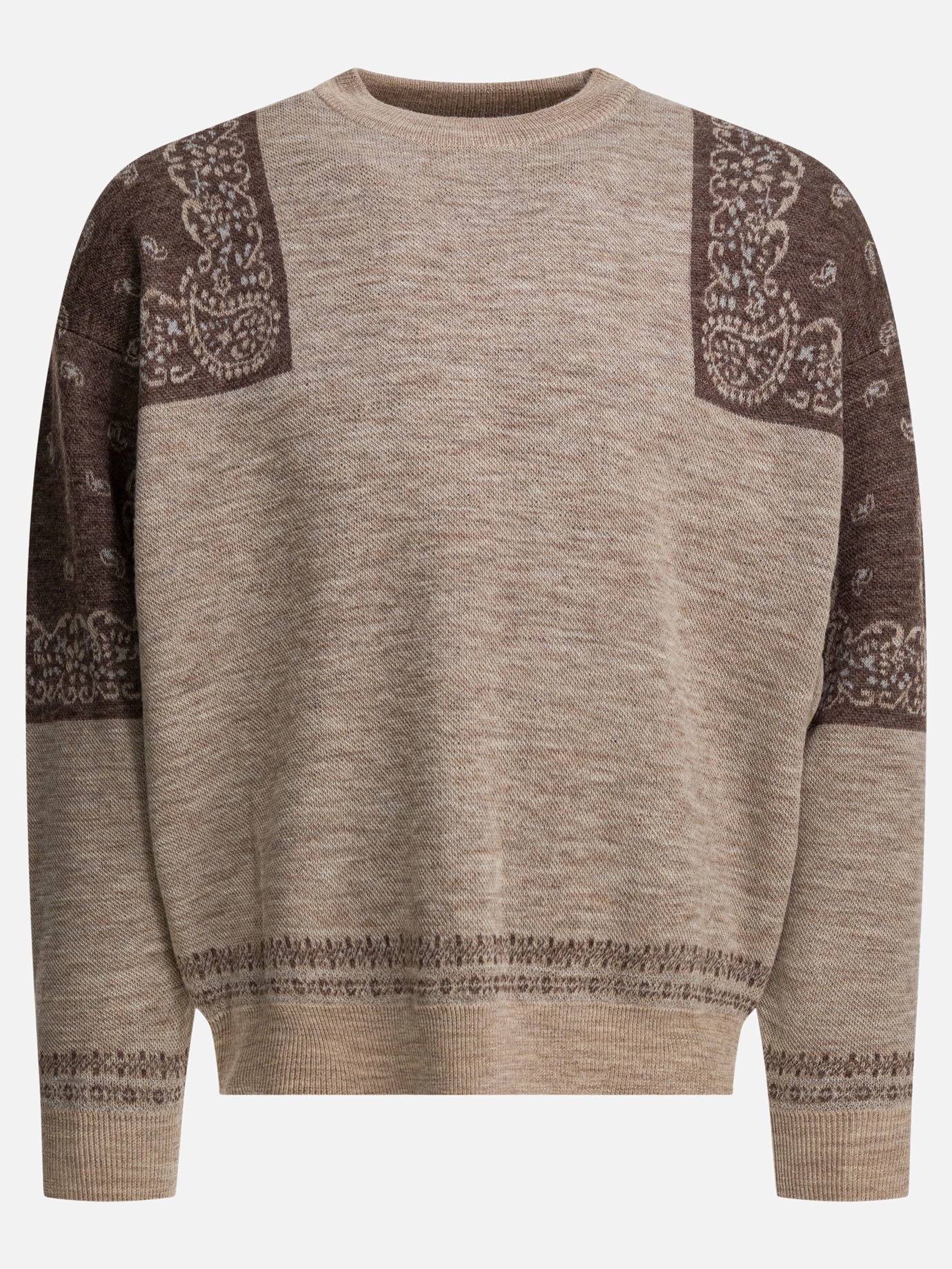 Crewneck sweaters Paisley  Brown - KAPITAL Men | PDP | VIETTI Online Store | Zoom-Modal
