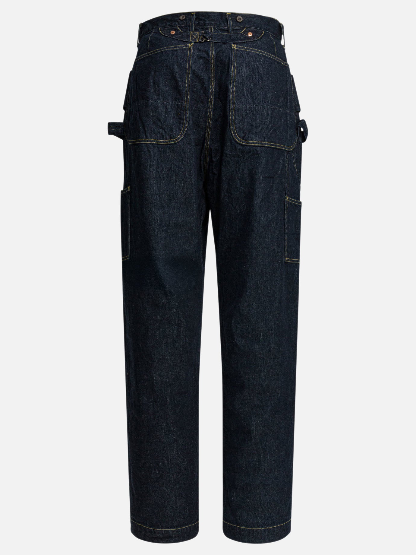 Straight-leg jeans Solid colour  Blue - KAPITAL Men | PDP | VIETTI Online Store | Zoom-Modal_2
