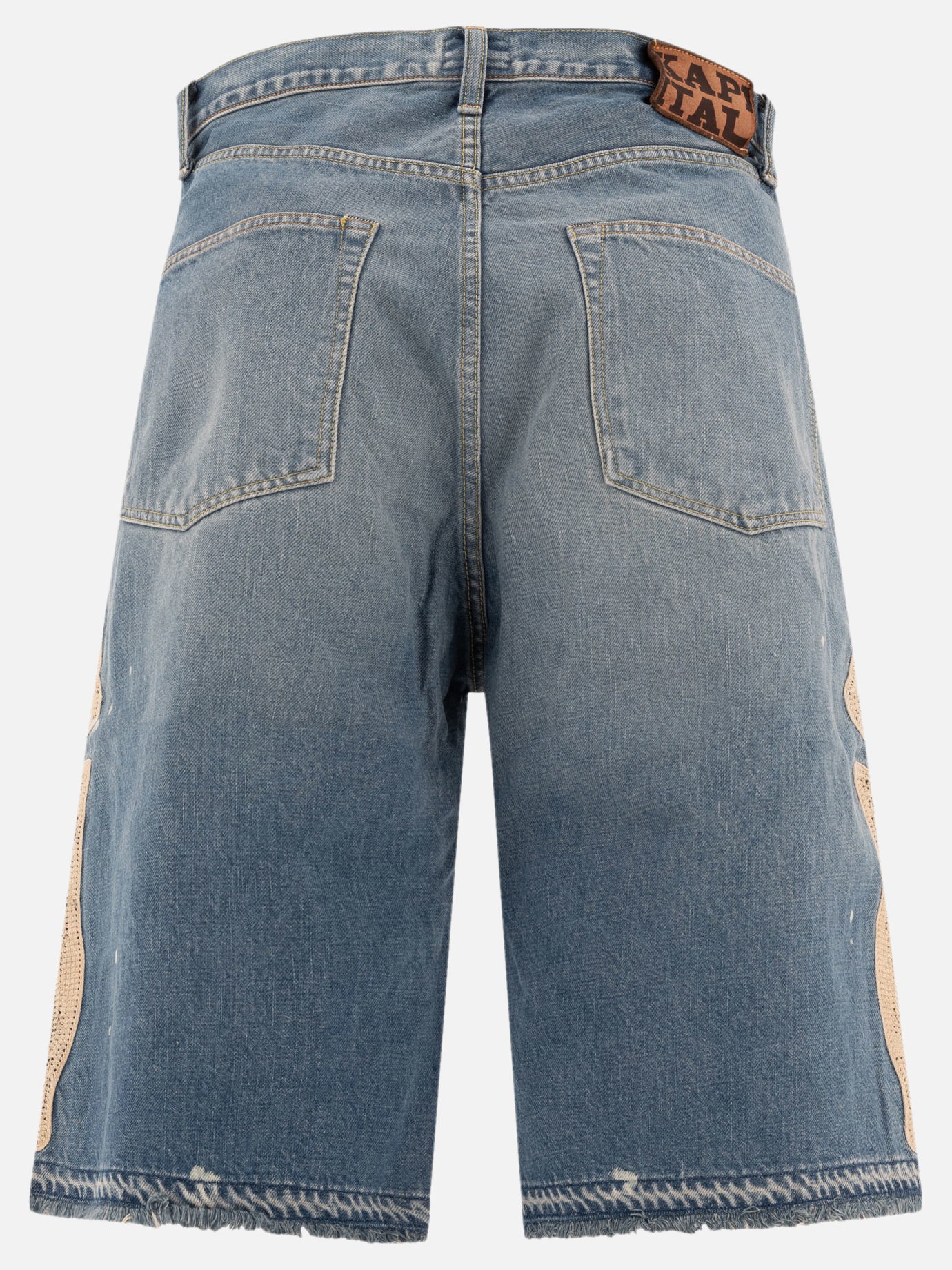Short cinque tasche Solid colour  Azzurro - KAPITAL Uomo | PDP | VIETTI Online Store | thumbnail_2