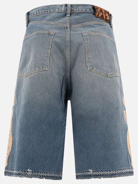 Short cinque tasche Solid colour  Azzurro - KAPITAL Uomo | PDP | VIETTI Online Store | 2
