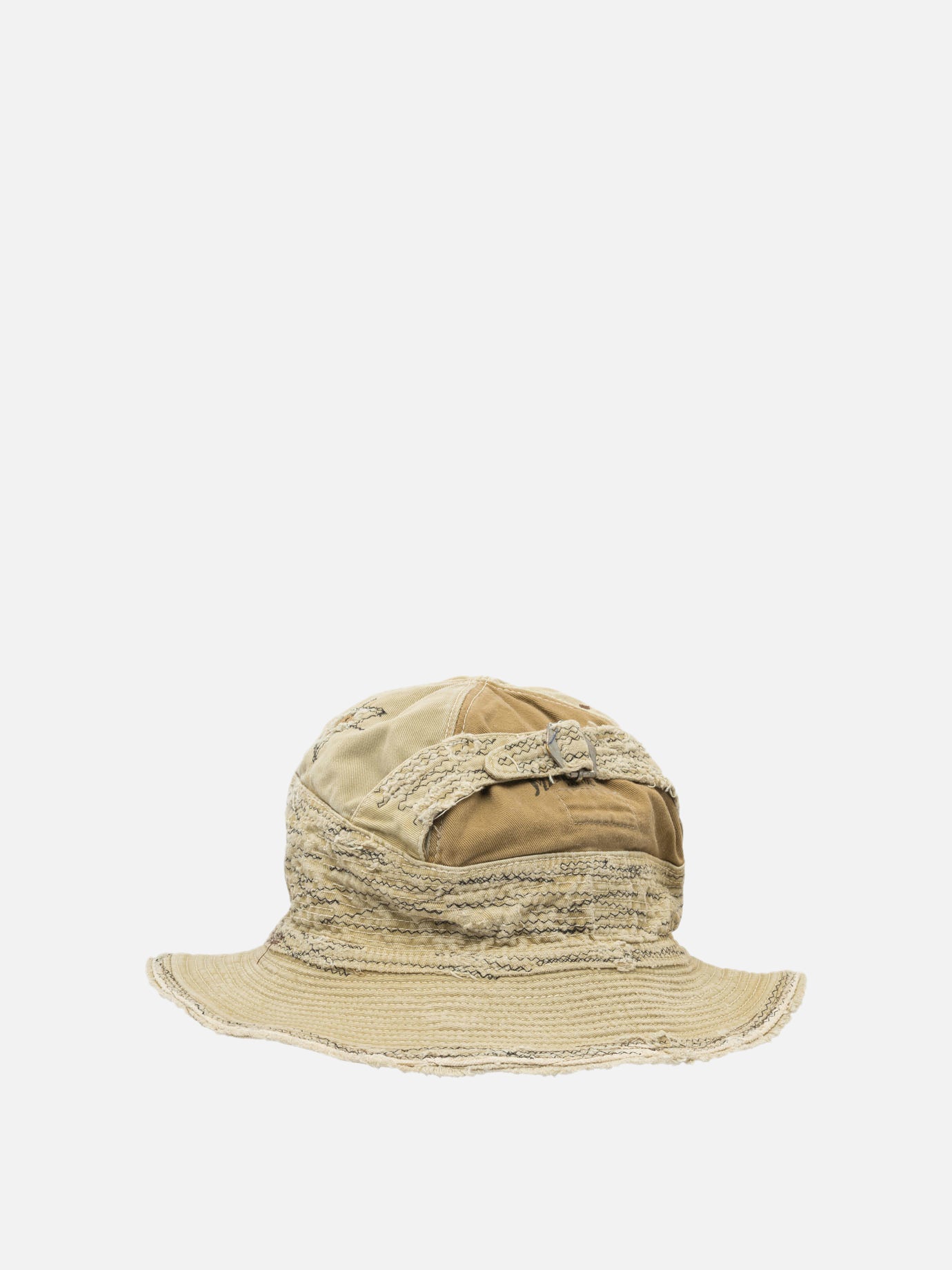 Bucket hats 100% cotton  Beige - KAPITAL Men | PDP | VIETTI Online Store | thumbnail_3