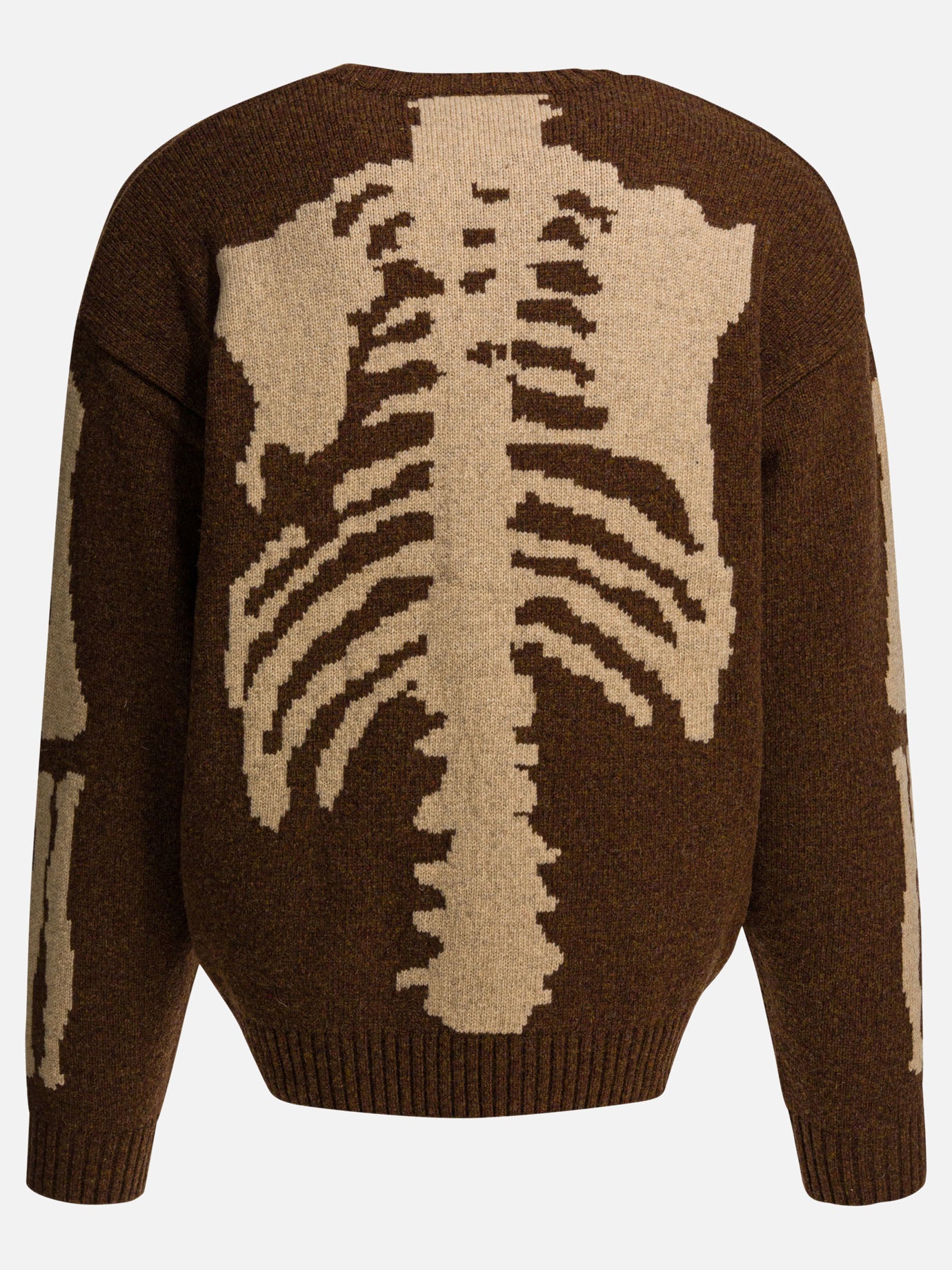 Maglioni girocollo Solid colour  Marrone - KAPITAL Uomo | PDP | VIETTI Online Store | thumbnail_2