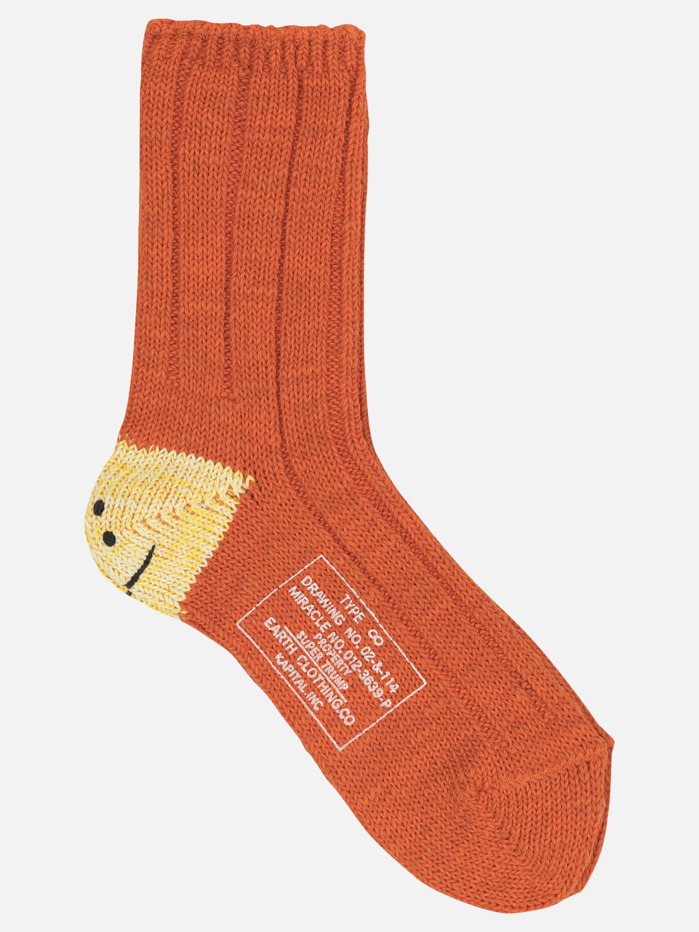 Classic socks Solid colour  Orange - KAPITAL Men | PDP | VIETTI Online Store | Zoom-Modal
