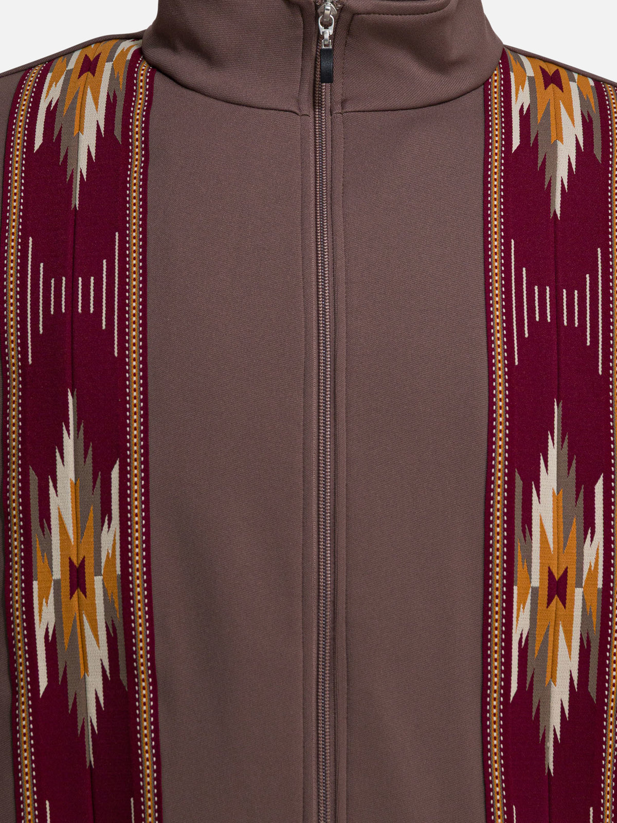 KAPITAL "Kochi & Zaphyr" Zipper Sweatshirt Brown