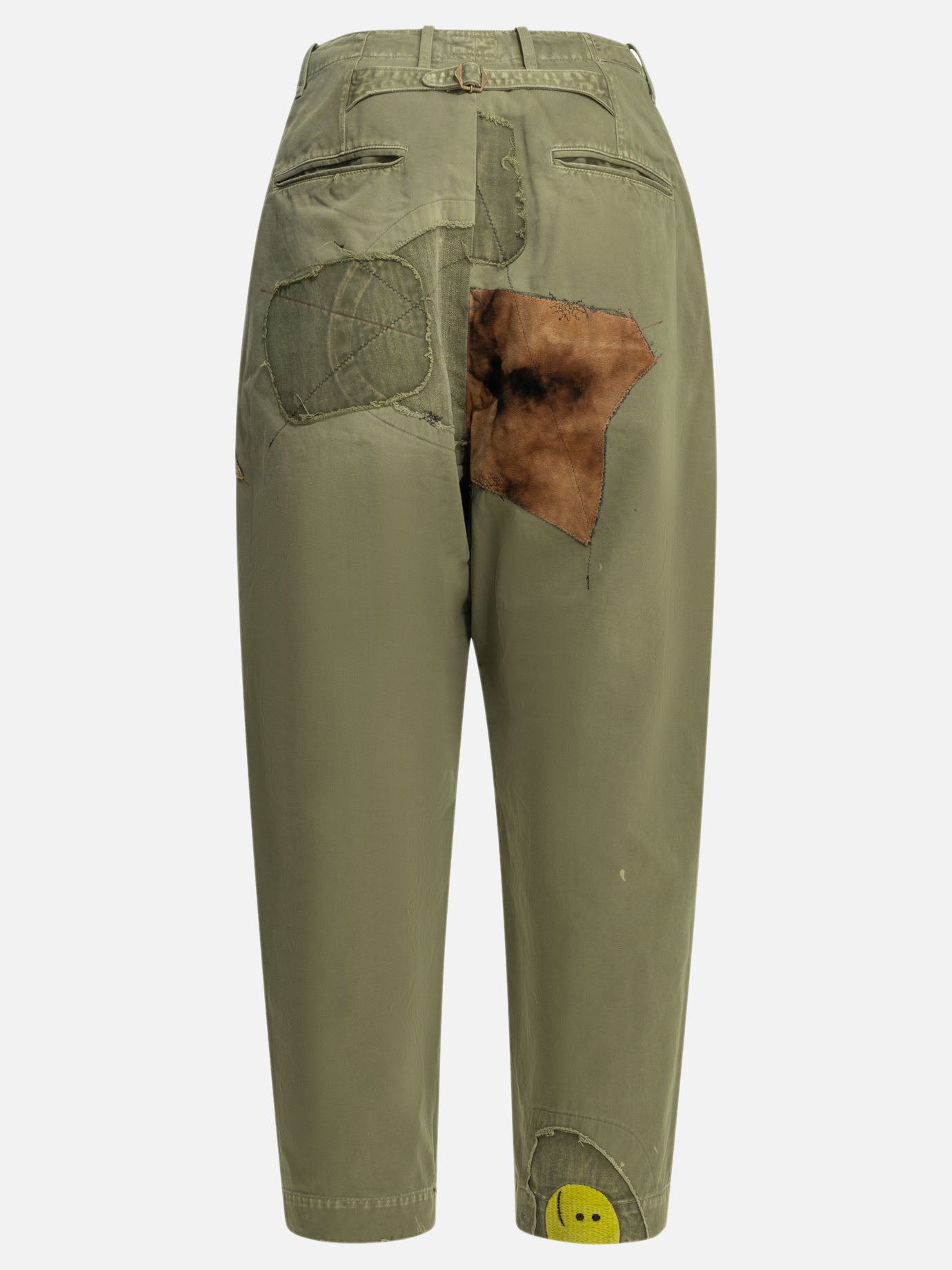 Leisure trousers Embroidered  Green - KAPITAL Men | PDP | VIETTI Online Store | thumbnail_2