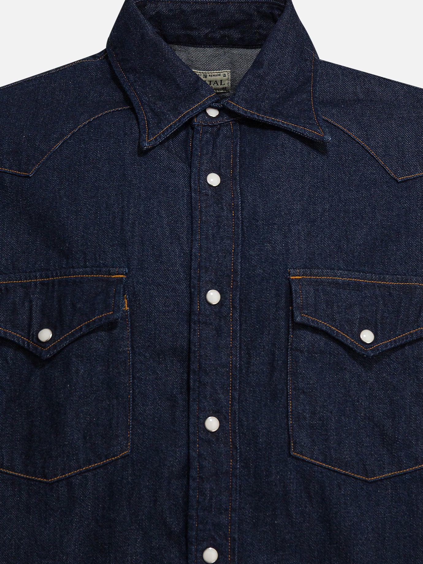 Camicie casual Solid colour  Blu - KAPITAL Uomo | PDP | VIETTI Online Store | Zoom-Modal_3
