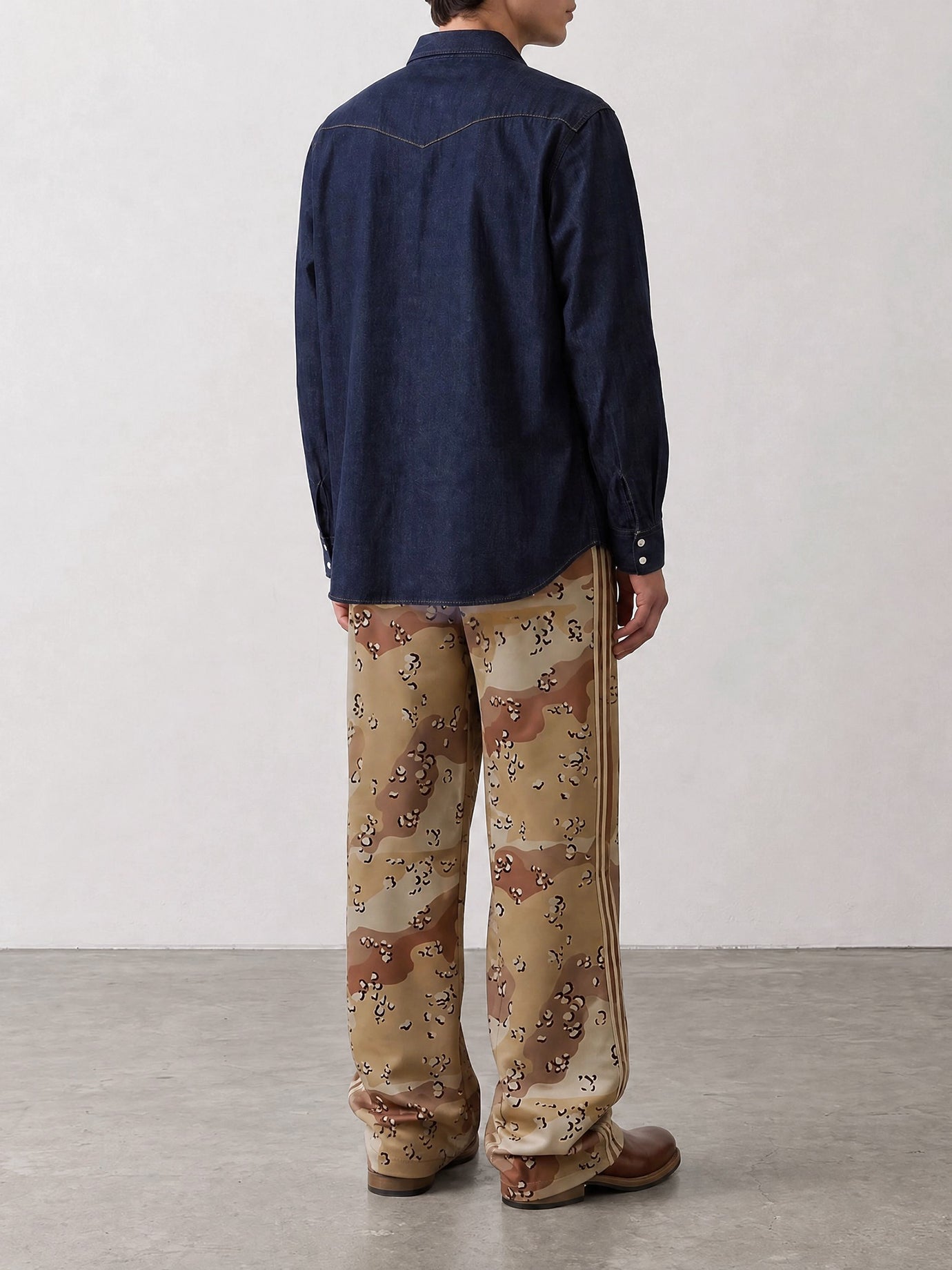 Casual shirts Solid colour  Blue - KAPITAL Men | PDP | VIETTI Online Store | Zoom-Modal_3
