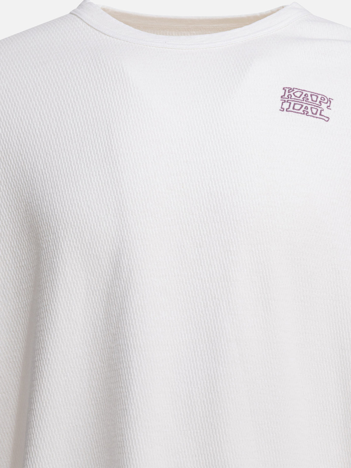 KAPITAL T-shirt with embroidered logo White - VIETTI
