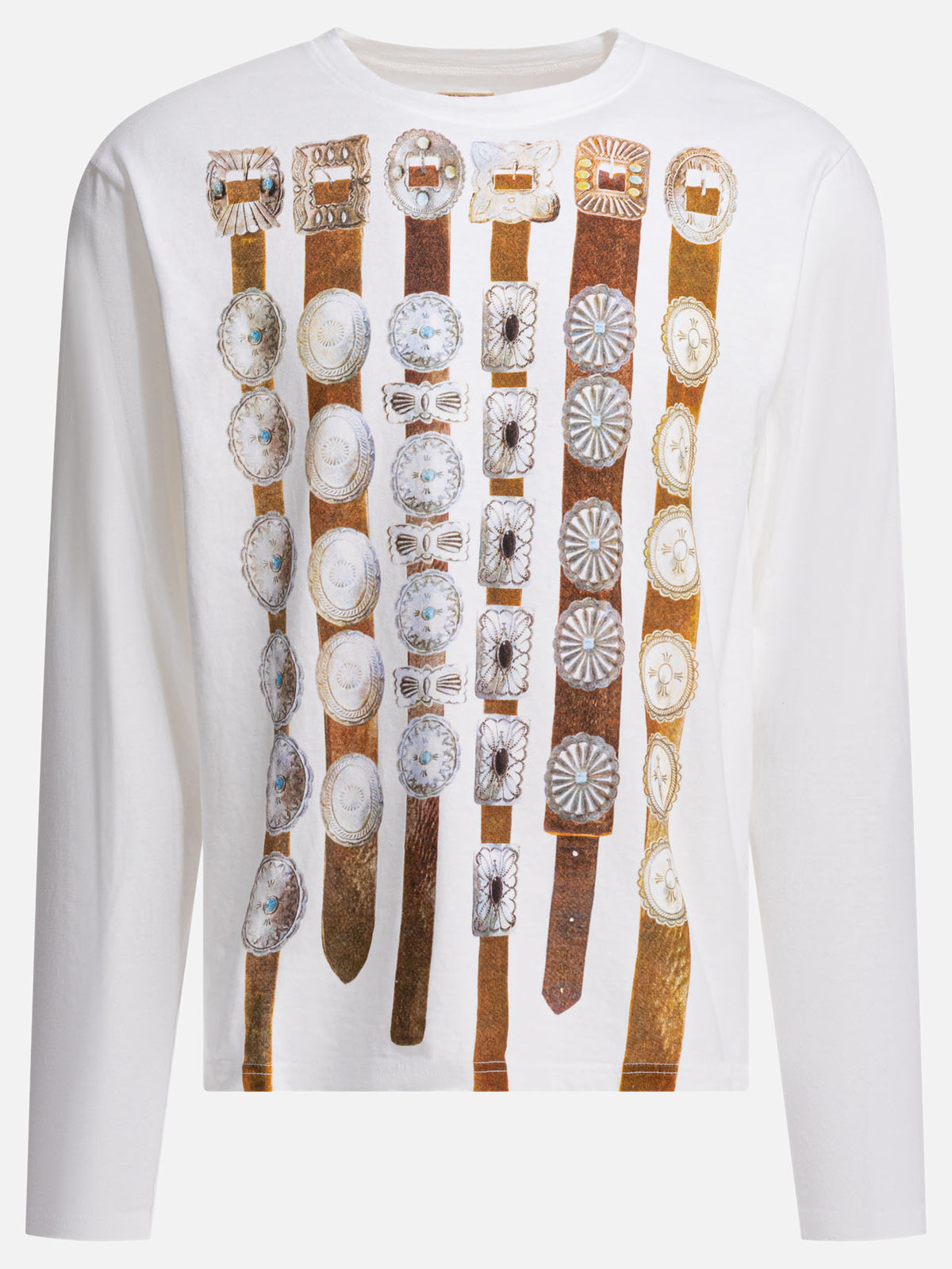 KAPITAL "Curtain Concho" T-shirt White
