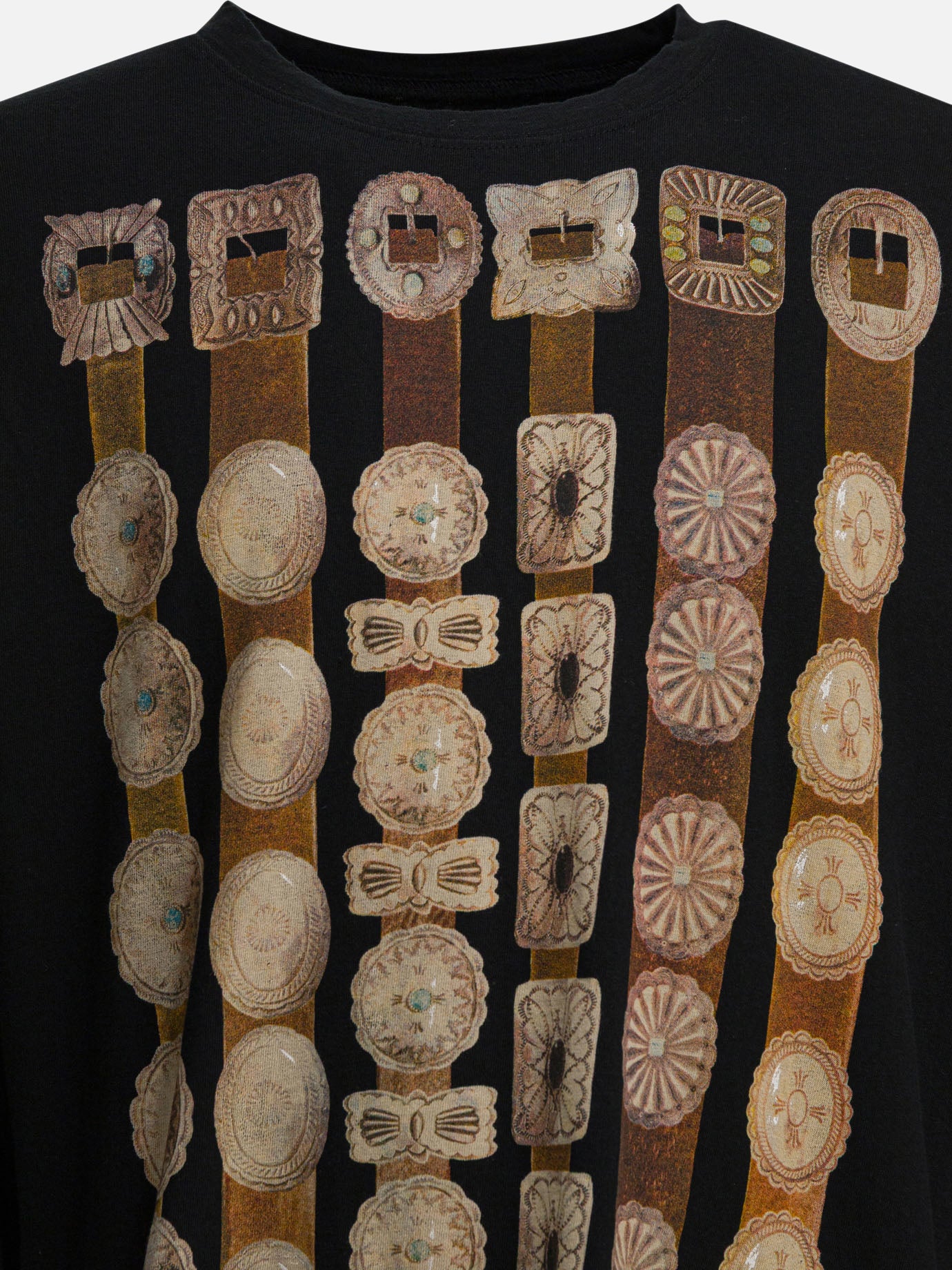 Crewneck t-shirts Graphics  Black - KAPITAL Men | PDP | VIETTI Online Store | thumbnail_3