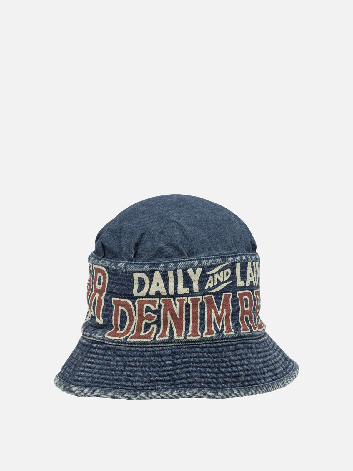 KAPITAL "Laundry" bucket hat Blue